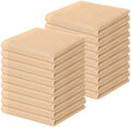 Homaxy 100% Cotton Waffle Weave Kitchen Dish Cloths 18-Pack, Apricot by Homaxy