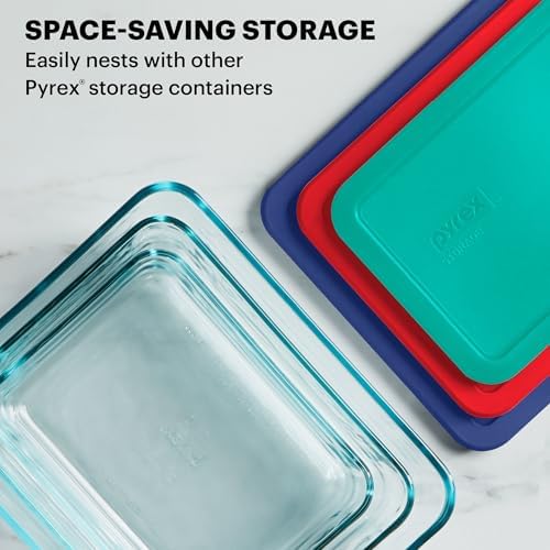 Pyrex Simply Store (5-Pack) Large Glass Food Storage Containers Set - Image 4