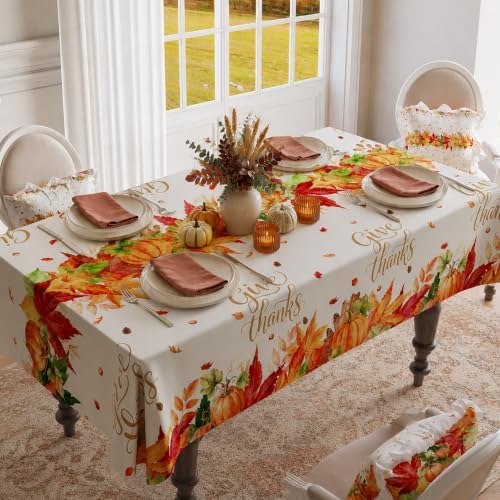 Rectangle Table Cloth, 100% Waterproof Vinyl Tablecloth, 54" x 84" - Image 7