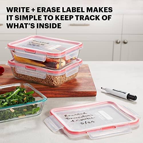 Pyrex Freshlock (3-Pack, 6 Cup) Glass Food Storage Containers Set - Image 3