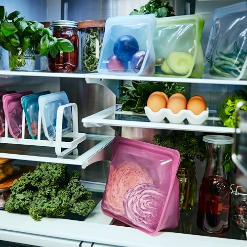 Stasher Premium Reusable Silicone Bag, Stand-Up Mega, Clear, 104 oz - Image 3