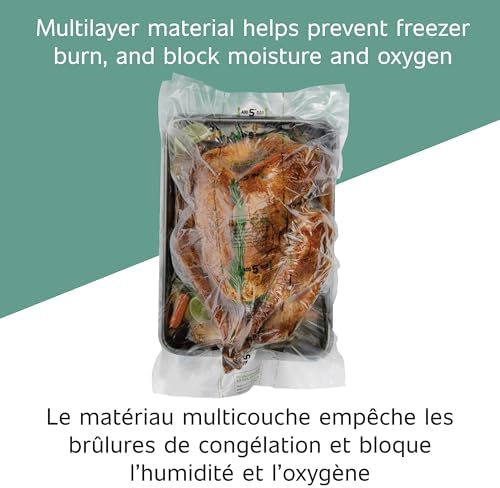 FoodSaver Vacuum Sealer Bags for Extra Large Items, 11in x 16ft Expandable Heat-Seal (Pack of 8) - Image 4