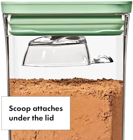 OXO Good Grips 3-Piece POP Container Set with Mini Scoops - Limited Edition Pistachio - Image 5