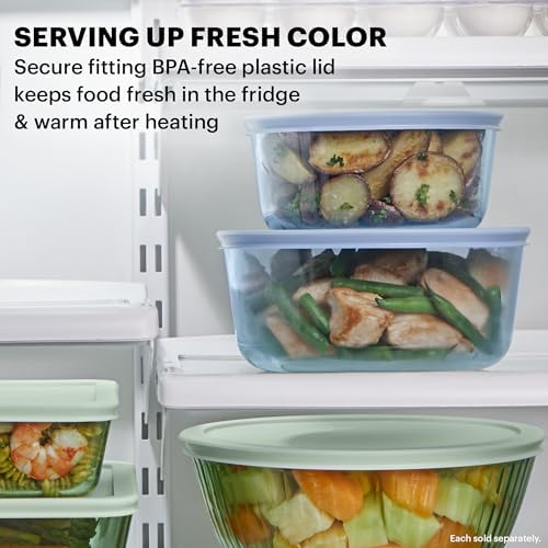 Pyrex Colors Tinted (6-Piece) Small/Medium Round Food Storage Containers - Image 4