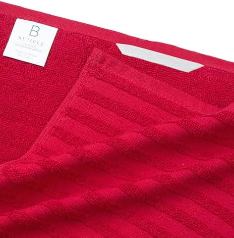 Premium Kitchen Towels 6 Pack 100% Cotton, 20"x28" - Red Solid - Image 4