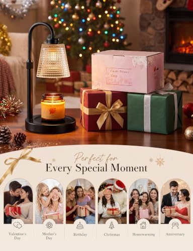 Innqoo Candle Warmer Lamp with Timer Home Decor Birthday Gifts for Women - Image 4