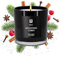 Lulu Candles | Mountain Cabin | Smells Like Outdoors & Pine | Luxury Scented Soy Jar Candle | Hand Poured in The USA | Highly Scented Long Lasting (9 Oz.) by LULUCANDLES