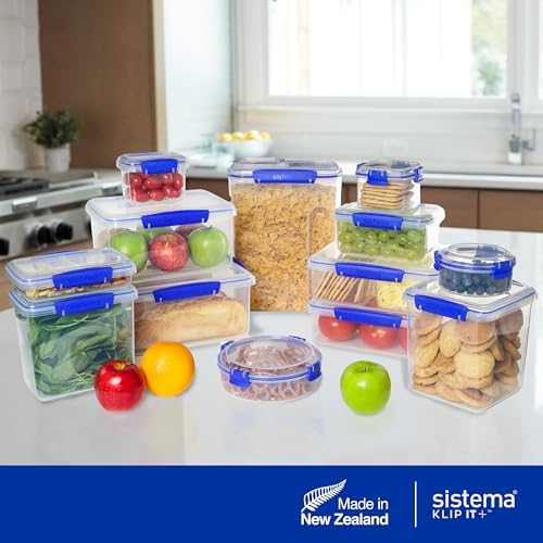Sistema KLIP IT Large 5L Food Storage Container, Airtight & Stackable, Dishwasher, Freezer, & Microwave-Safe, BPA-Free - Image 6