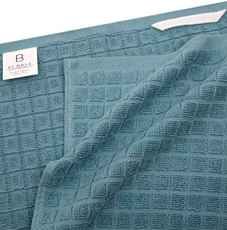 Premium Kitchen Towels 6 Pack 100% Cotton, 20"x28" Dish Towels - Teal Check - Image 5