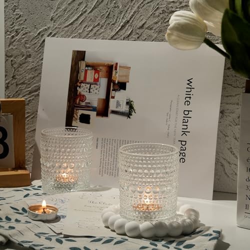 6 Pack Votive Candle Holders, 2.7x3.5 Inch Large DIY Wax Candle Holder - Image 5