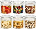 ZENS 17oz Glass Jars with Airtight Lid, Set of 4 Small Glass Storage Jars by ZENSLIFESTYLE