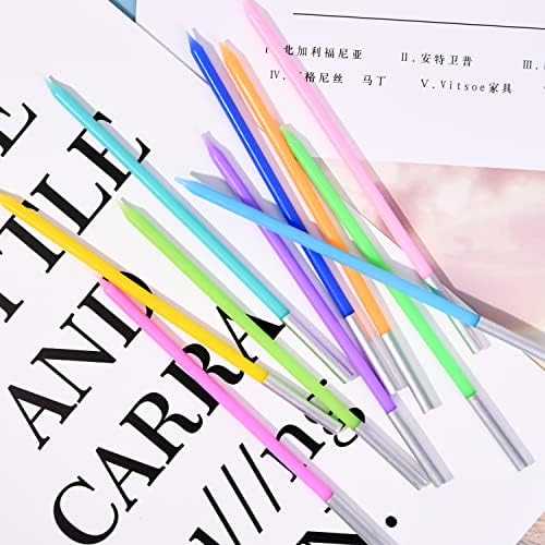 PHD CAKE 40-Count Rainbow Long Thin Birthday Candles, Cake Candles, Birthday Parties, Wedding Decorations, Party Candles - Image 3