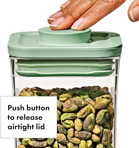 OXO Good Grips 3-Piece POP Container Set with Mini Scoops - Limited Edition Pistachio - Image 2