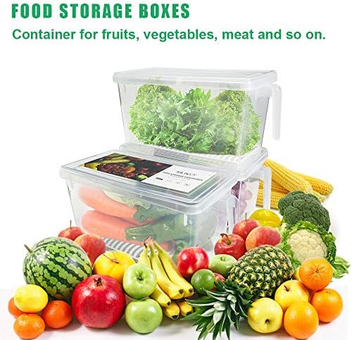 SILIVO 3 Pack 4.5L Lettuce Keeper for Fridge with Removable Drain Trays - Image 5