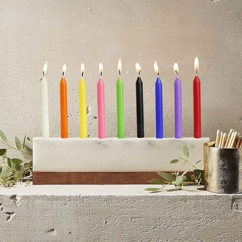 YOROXRG 100 pcs Spells Chime Candles Unscented Assorted Colors Mini Taper Candles | 4" Tall x 1/2" Diameter | Great for Casting Chimes, Rituals, Spells - Image 6
