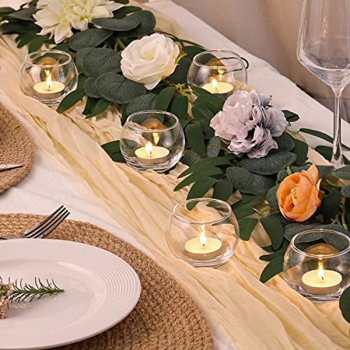 Volens 24PCS Clear Votive Candle Holders for Table Centerpieces - Image 5