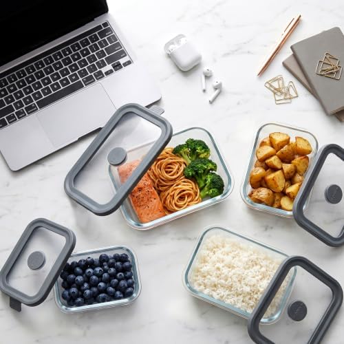 12 Pack Multi-Size Glass Food Storage Containers with Glass Lids - Image 7