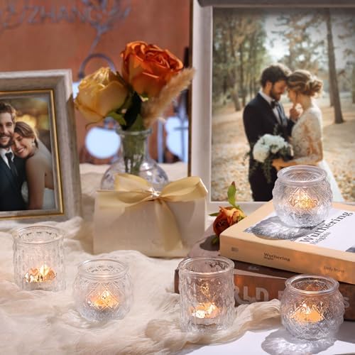 NITIME 36Pcs Votive Candle Holders, Clear Tea Light Holders for Wedding - Image 6