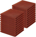Homaxy 100% Cotton Waffle Weave Kitchen Dish Cloths 18-Pack, Rust by Homaxy