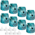 MODGY Luminary Lanterns Candle Holder Decorative Indoor Outdoor Decor, Lanterns for Wedding Centerpiece Decoration Outside Patio, with Flameless Floating LED Candles, EEK! Pack of 2 by MODGY