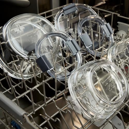 Rubbermaid Brilliance® Glass Round Leak-Proof 6-Piece Set Food Storage Containers, Food Containers with Lids, Meal Prep Containers - Image 6