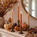 Wooden Candlestick Holders Rustic: Farmhouse Taper Candle Holder by CreatedforWeddingsandHome