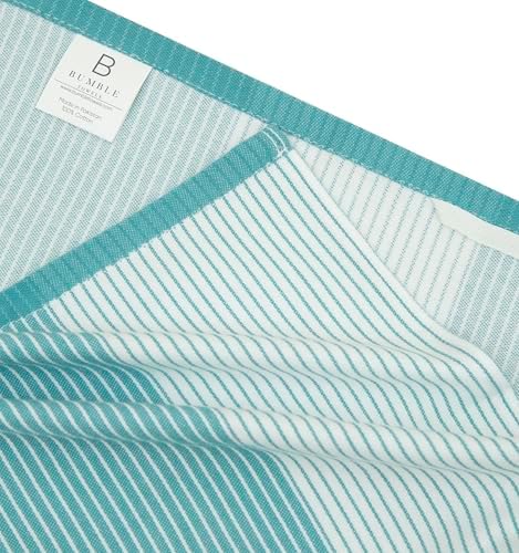Premium Kitchen Towels 6 Pack 100% Cotton, 20"x28" - Aqua - Image 5