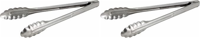 Winco Stainless Steel, Coiled Spring Utility Tong Heavyweight by Winco