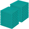 Homaxy 100% Cotton Waffle Weave Kitchen Dish Cloths 18-Pack, Teal by Homaxy