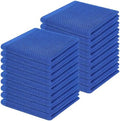 Homaxy 100% Cotton Waffle Weave Kitchen Dish Cloths 18-Pack, Blueberry by Homaxy