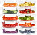 KOMUEE 10 Packs 22 oz Glass Meal Prep Containers with Lids, White by KOMUEEUS