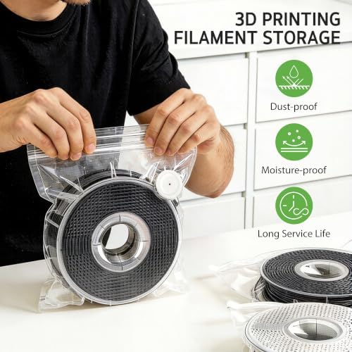 Syntus 30 Pcs Reusable Vacuum Sealer Bags for Food, 8"x10" Small Size - Image 7