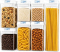 Clear Airtight Food Storage Containers, 7-Piece Set by Unknown