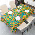 Rectangle Table Cloth,100% Waterproof Tablecloth Oil Proof Spill Proof Vinyl Table Cloth, Wipe Clean Plastic Table Cover for Dining, Camping, Indoor and Outdoor 54" x 120",Coloured Leaf by Unknown