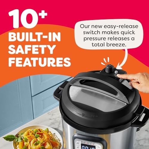Instant Pot Duo 6 Qt 7-in-1 Electric Pressure Cooker, Stainless Steel - Image 5