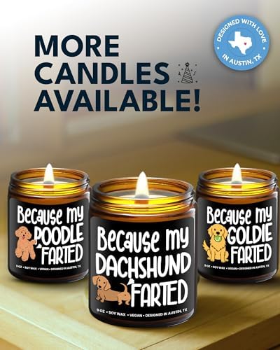 Funny Dachshund Candle, Dachshund Gifts for Women and Men, Unique Funny Pet-Themed Gift Ideas, Best Present for Pet Lovers, Perfect Presents for Dog Mom & Dog Dad, Birthday, Christmas, Gift-Ready - Image 6