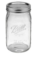 Ball Quart Jar with Silver Lid, Wide Mouth, 1 Jar by BallJar