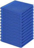 Homaxy 100% Cotton Waffle Weave Kitchen Dish Cloths 12-Pack, Blueberry by Homaxy
