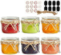 Small Glass Containers with Airtight Lids 4 oz 6 Pack Mini Jam Jars by KTMAMA