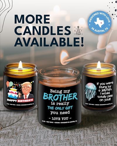 Being My Brother Candle, Funny Gifts for Brothers, Brother Gift from Sister - Image 6