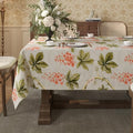 Square Table Cloth,100% Waterproof Tablecloth Oil Proof Spill Proof Vinyl Table Cloth, Wipe Clean Plastic Table Cover for Dining, Camping, Indoor and Outdoor 54" x 54",Flower by Unknown
