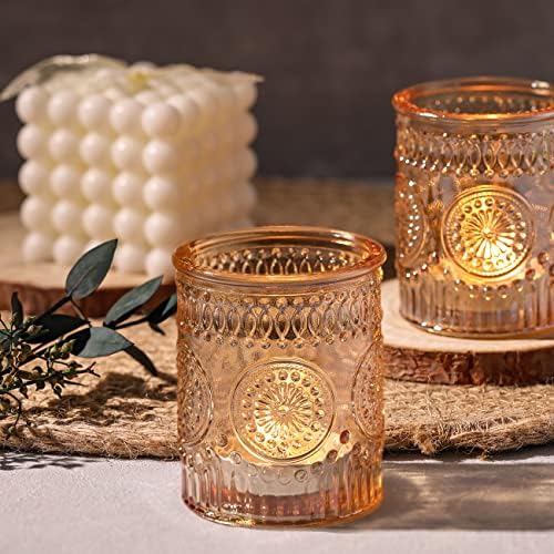 Gold Votive Candle Holders Set of 36- Glass Candle Holders Bulk - Image 5