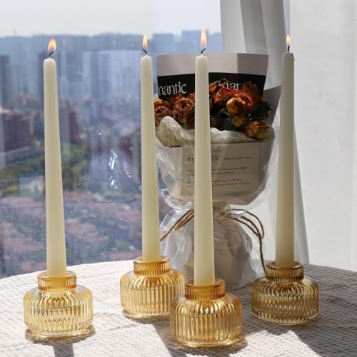 Woho 8pcs Gold Candle Stick Candle Holder, Votive Candle Holder for Home - Image 2