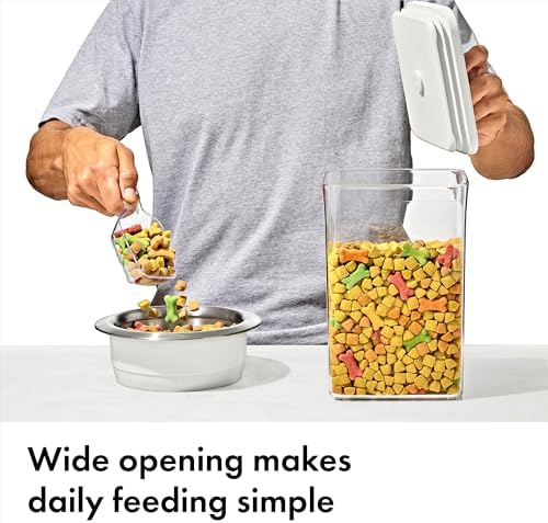 OXO Pet Food Storage POP Container - 2.8 Qt/2.6 L, Whisker Gray - Image 3