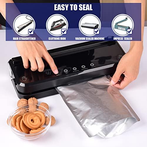 Lebodu 120 Mylar Bags with 120 x 300cc Oxygen Absorbers for Food Storage - Image 4