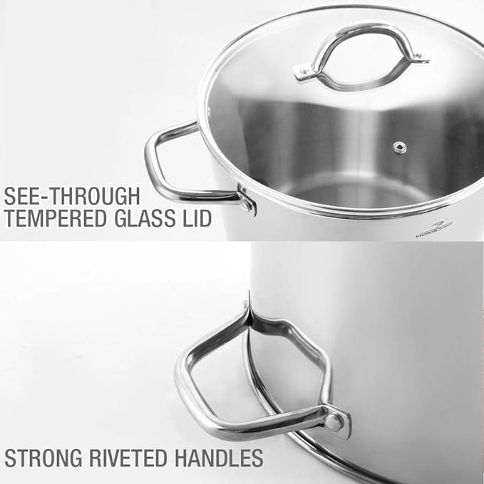HOMICHEF Stock Pot 8 Quart - Image 6