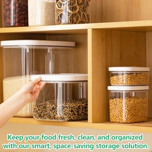 Airtight 12 Lbs Flour Sugar Storage Containers 6.34 Qt Rice Holder BPA Free - Image 7