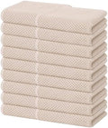 Homaxy 100% Cotton Waffle Weave Kitchen Dish Towels 18-Pack, Beige by Homaxy