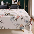 Rectangle Table Cloth,100% Waterproof Tablecloth Oil Proof Spill Proof Vinyl Table Cloth, Wipe Clean Plastic Table Cover for Dining, Camping, Indoor and Outdoor, 54"x120", Graceful Peony by Unknown