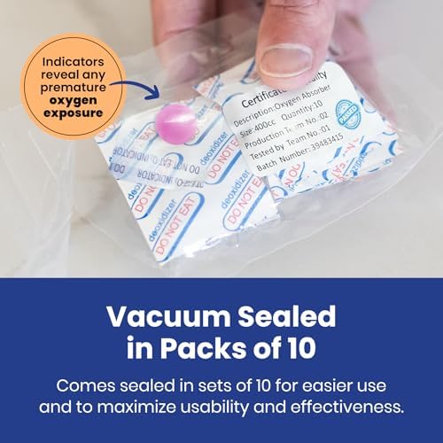 Wallaby 500cc Oxygen Absorbers for Mylar Food Storage, Max Absorbing - Image 3
